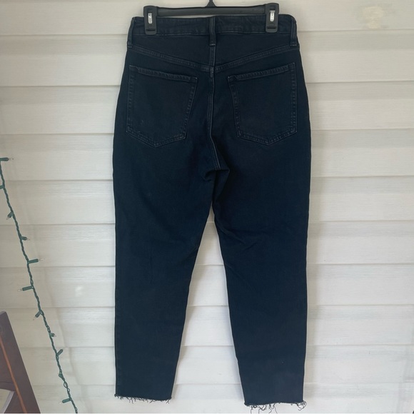 Old Navy NWT Distressed High-Rise O.G. Straight Leg Jeans w/ Secret-Slim Pockets - Picture 7 of 7